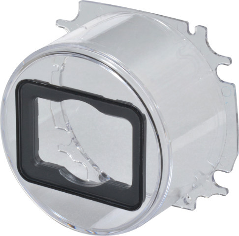 Panasonic WV-CW8CN Kamera Frontblende mit ClearSight-Beschichtung in Schwarz und Transparent für WV-S1550L und WV-S1570L - Bild 1