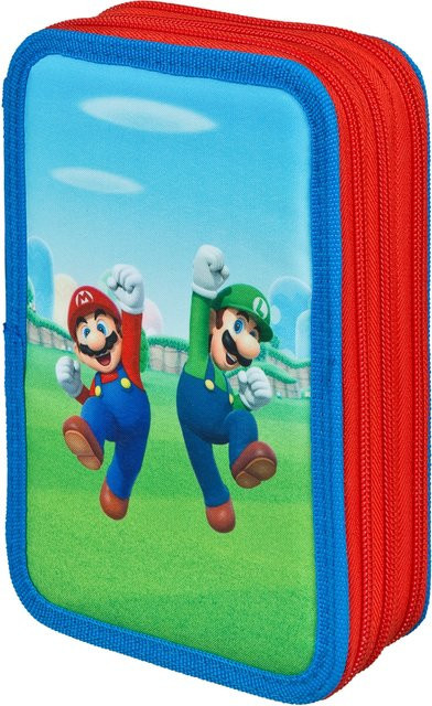 Undercover Tripledecker Etui Super Mario mit Zubehör, Mehrfarbig - Bild 1