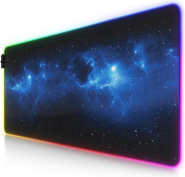 Titanwolf RGB Gaming Mauspad Stars Design Multicolor B/T: 900 x 400 mm - Bild 1