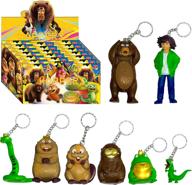 Bandai Anime Hoppers Überraschungsfigur, 12-teiliges Set, Taschenanhänger - Bild 1