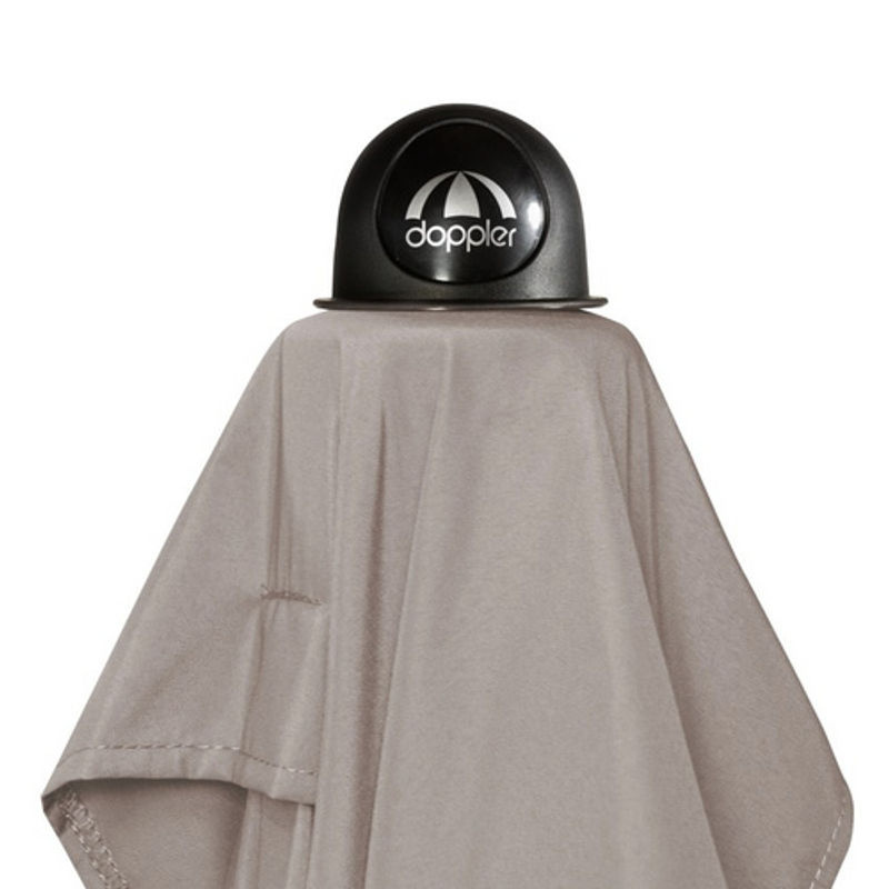 Doppler Sonnenschirm Active Auto Tilt Mittelmastschirm in Beige mit Silber, B x H: 210 x 140 cm - Bild 3