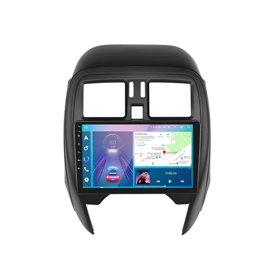 Podofo Android Auto und CarPlay Multimedia Radio für Nissan Micra K13 (März 2013-2017) mit GPS, 4G und WIFI in Schwarz - Bild 4