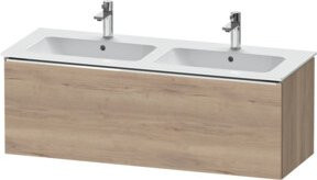 Duravit Waschtischunterschrank D-Neo in Eiche Marmor und Chrom, B/T/H: 128 x 46,2 x 44 cm - Bild 1