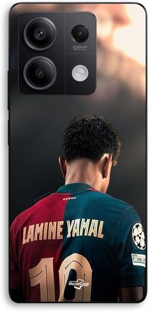 Maniacase Handyhülle für Xiaomi Redmi Note 13 5G Lamine Yamal FC Barcelona in Schwarz - Bild 1