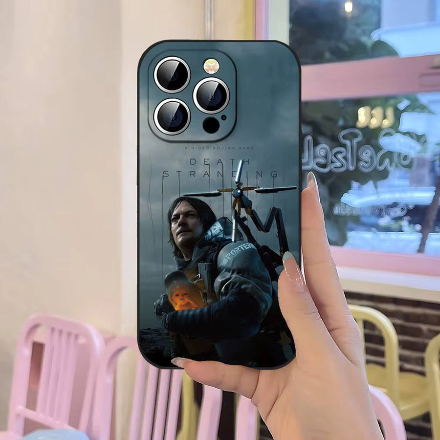 D-Death-Strandings Gaming-Handyhülle für Apple iPhone in Mehrfarbig, mattierte weiche Silikonhülle - Bild 3