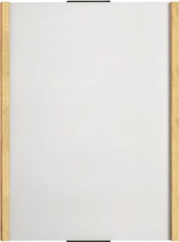 moedel Wandschild LMH DIN A4 Hochformat aus Holz mit Kappen in Silber/Ahorn, B: 22,2 cm, H: 29,7 cm - Bild 1