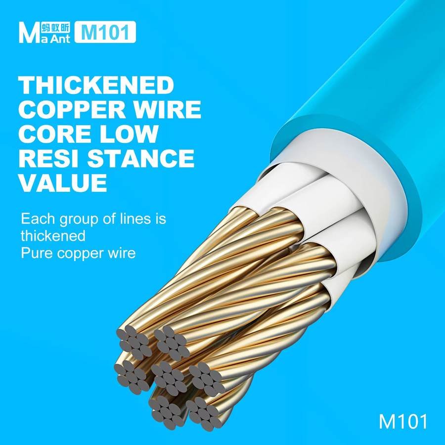 MaAnt M101 Android Power Boot Kabel für Huawei und Xiaomi sowie über 400 Android Modelle zur Motherboard Reparatur in Multicolour - Bild 3