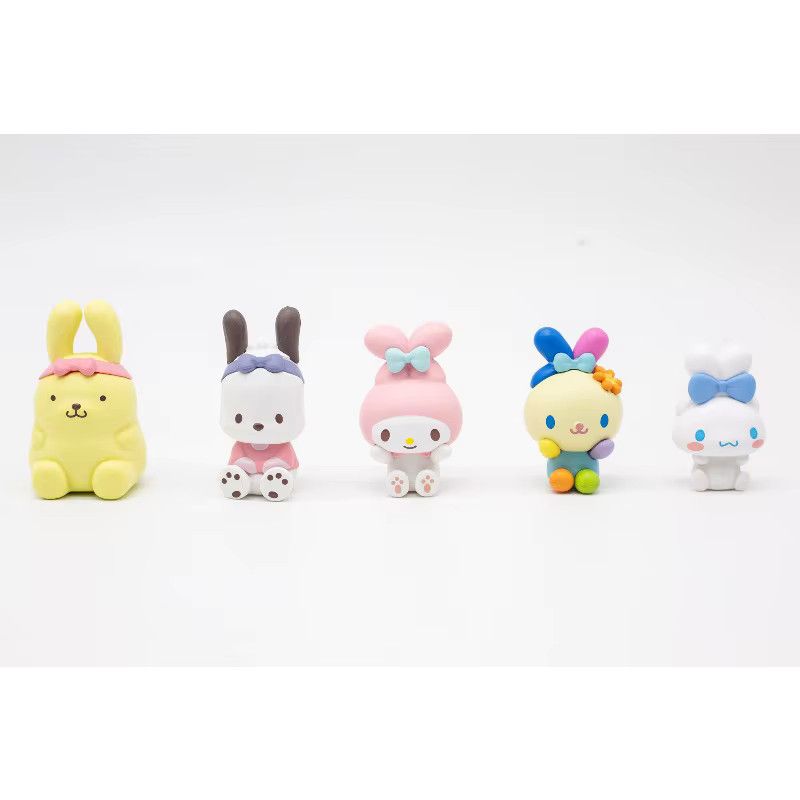 Sanrio Kawaii Cartoon Blind Box Spielzeug mit Melody, Pochacco und Pom Pom Purin Figuren in Multicolor - Bild 3