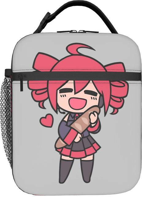 Kasane Teto Lunchtasche von Fancy Style Studio, Thermische Brotdose aus Oxford-Stoff in Grau - Bild 1