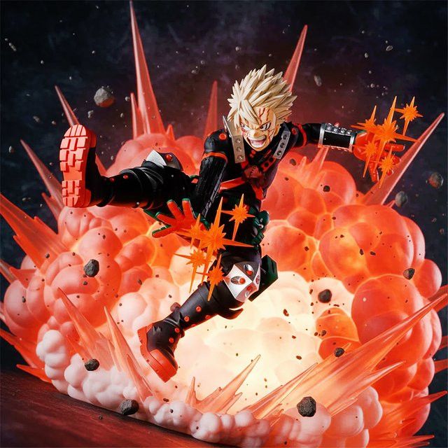 Bandai My Hero Academia Anime Figur Bakugou Katsuki aus PVC, Höhe: 18 cm - Bild 1