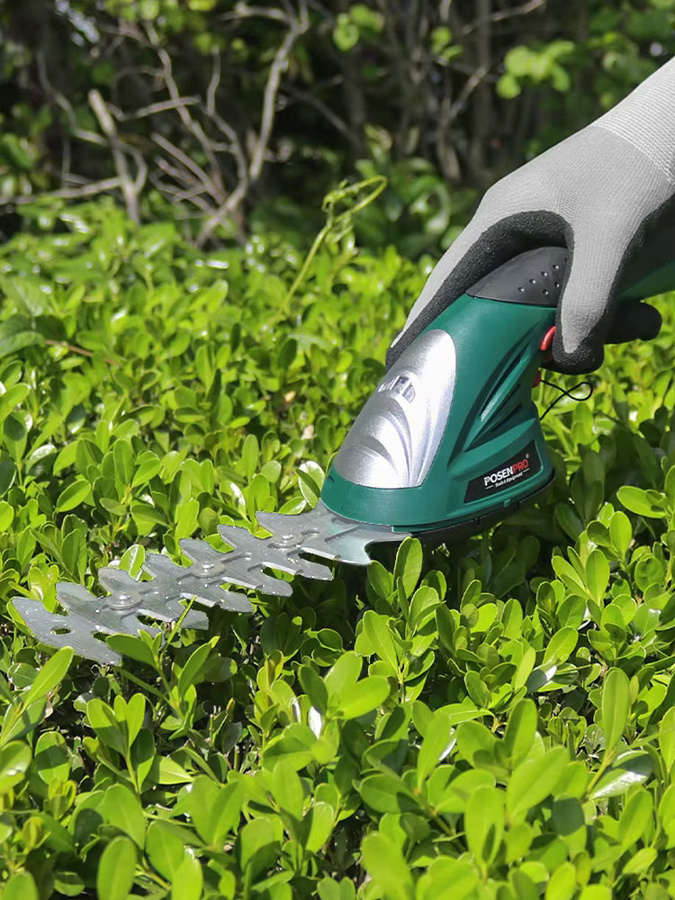 POSENPRO 2-in-1 Akku-Heckenschneider und Rasentrimmer in Grün - Bild 5