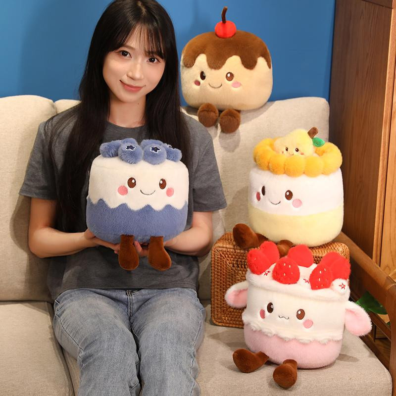 Süßer Mu Cheng Cartoon Kuchen Plüschtier 30cm Bunt - Bild 1