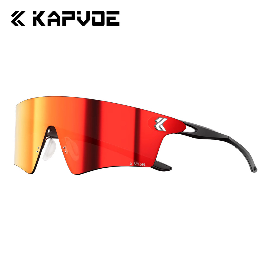 Kapvoe Sportsonnenbrille, Herren, Kunststoff, Wrap - Bild 1