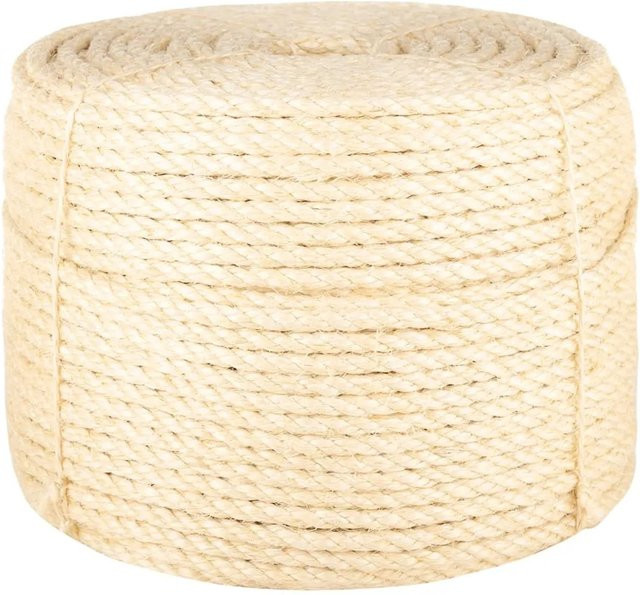 vidaXL Sisalseil in Beige, Durchmesser: 10 mm, Länge: 25 m - Bild 1