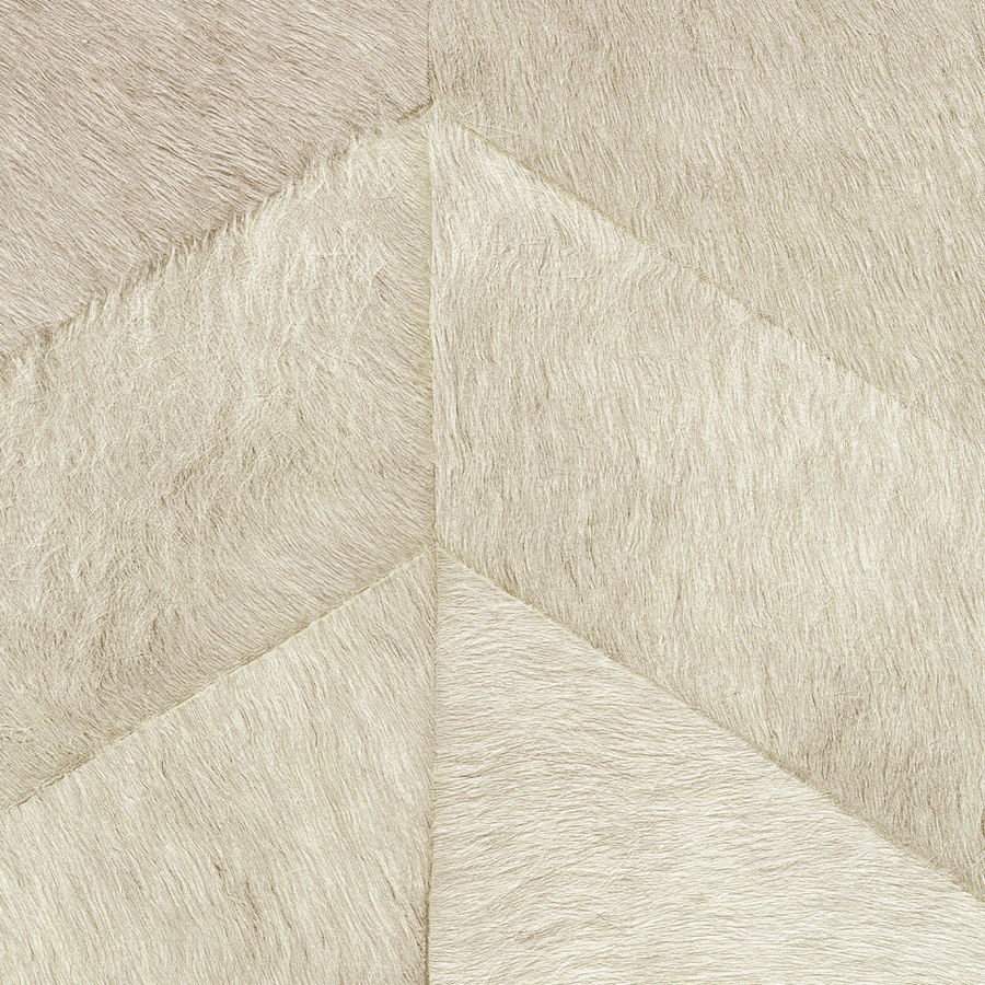 Élitis Tapete Santa Fe VP 968 02 in Grau und Beige mit abstraktem geometrischem Design aus Vlies und Vinyl - Bild 1