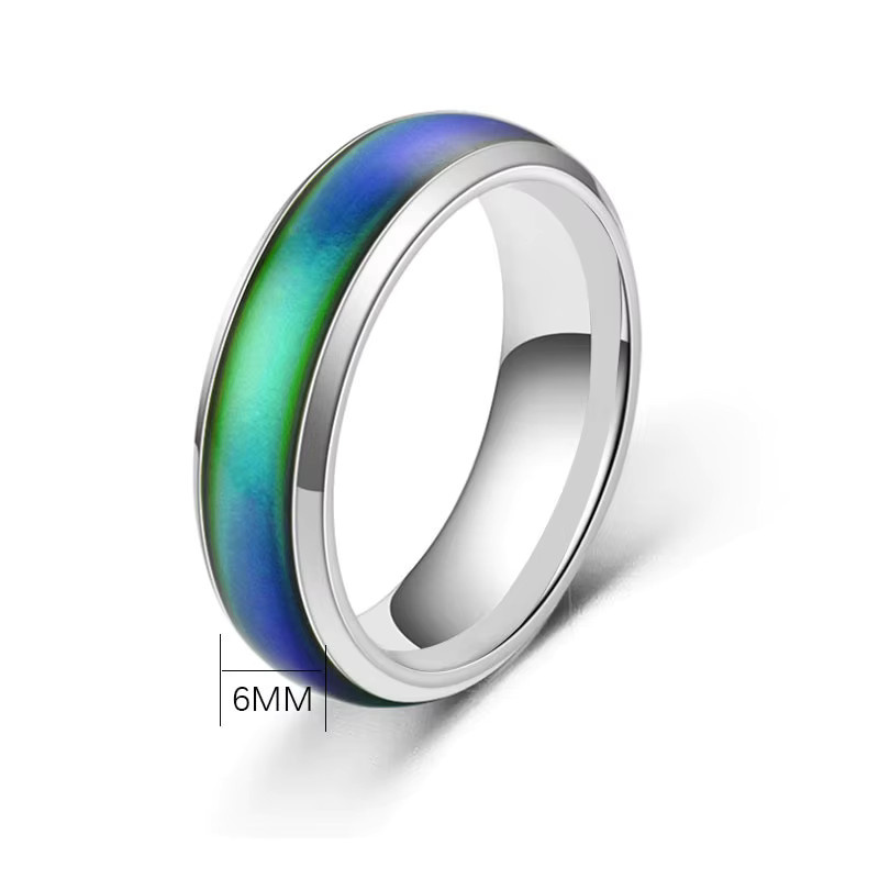 Dawnour Ringe, Edelstahl, Silber, Unisex - Bild 6