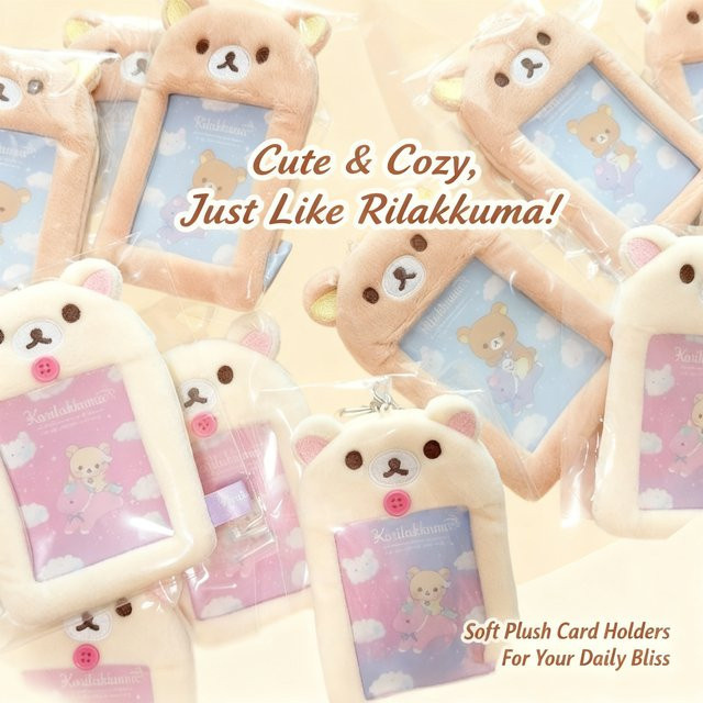 Bandai Anhänger Rilakkuma Kartenhalter, Cartoon Anime - Bild 1