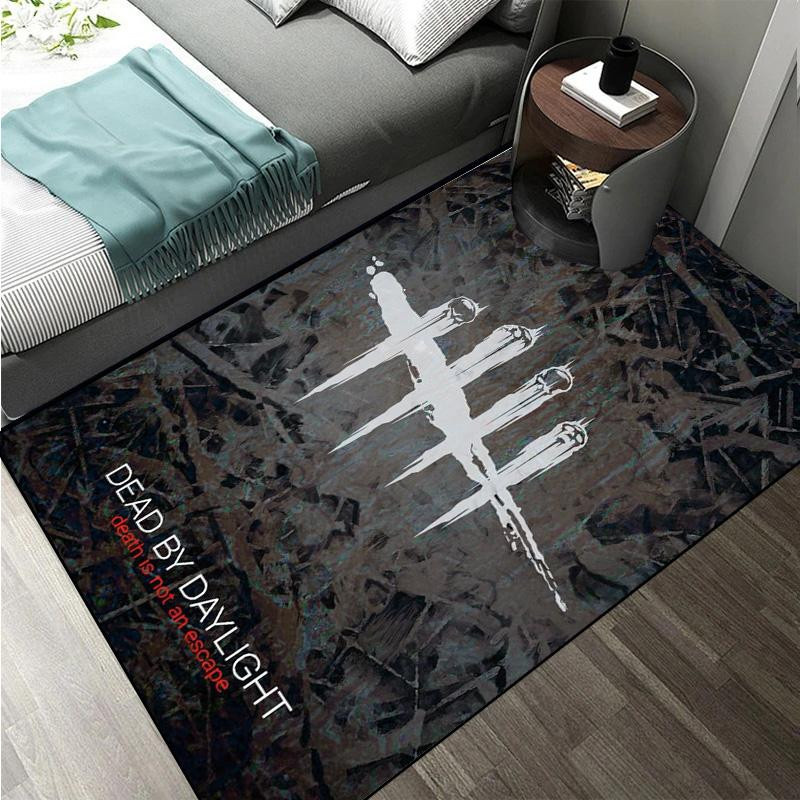 Dead by Daylight Survival-Horror-Spielmatte aus Polyester, rutschfest und waschbar, B/B: 90 x 60 cm, Mehrfarbig - Bild 1
