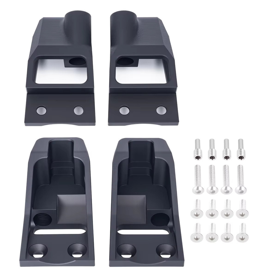 MALOM RC Aluminium-Stoßdämpferhalter, 4-teiliges Set, Schwarz, Metall, 1:10 - Bild 5