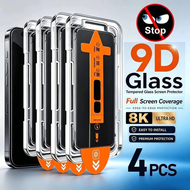Google Pixel 10 9 8 Pro XL Anti-Spy Displayschutzfolie aus gehärtetem Glas, Full Cover Ultra HD, transparent - Bild 1