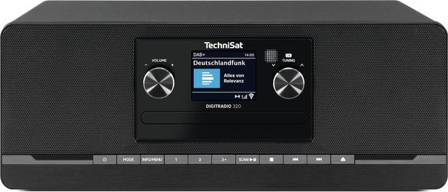 TechniSat DIGITRADIO 320 DAB+ UKW Radio mit CD und Bluetooth in Schwarz - Bild 1