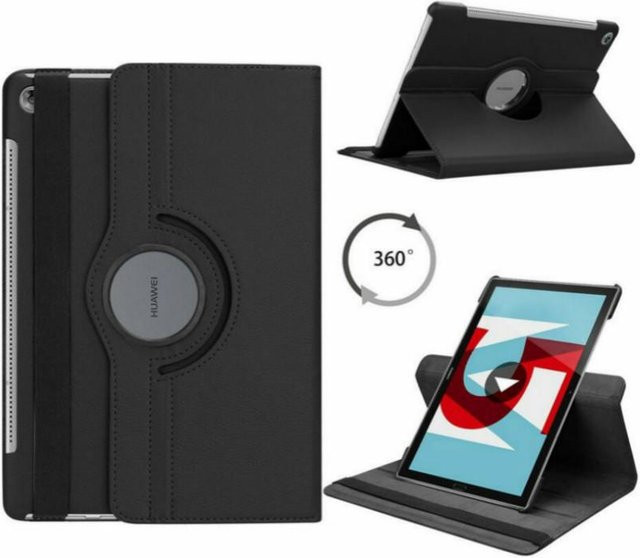 Huawei MediaPad M5 10.8 Tablet Case mit 360 Grad drehbarem Ständer aus PU-Leder in verschiedenen Farben - Bild 1