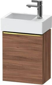 Duravit Waschtischunterschrank D-Neo in Braun Hochglanz, 1 Tür, Wandmontage, B/T/H: 36,4 x 22,2 x 44 cm - Bild 1