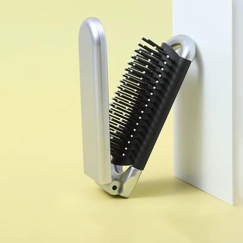 HNKMP Mini Haarbürste Faltbarer Massagekamm mit Spiegel, Kinder - Bild 2