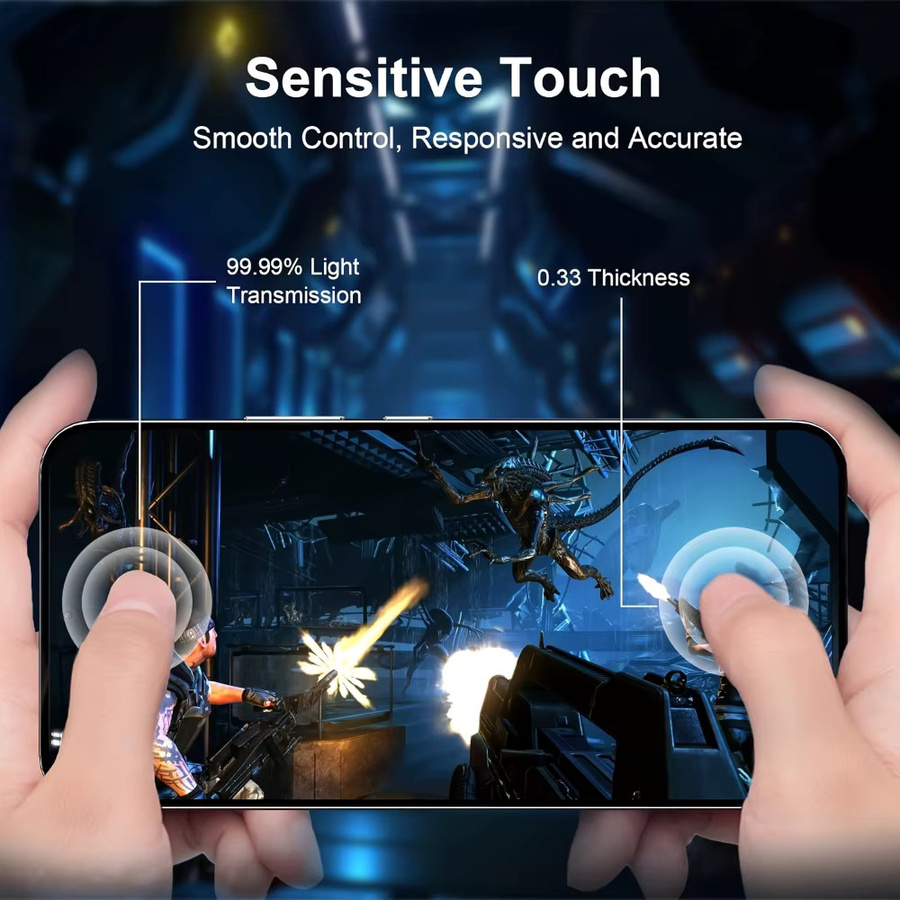 NNBILI 2 Stück HD-Hartglas Displayschutzfolien für Google Pixel 10 Pro XL 9 Pro XL 9A 10A 9 Pro 10 Pro mit 9H+ Härtegrad in Transparent - Bild 3