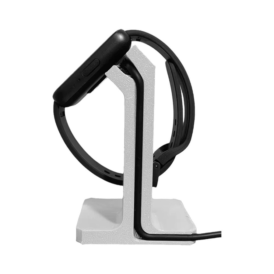 Kabelloses Schnell-Ladegerät und Aufbewahrungshalterung für Samsung Galaxy Fit 3 in Weiß - Bild 3