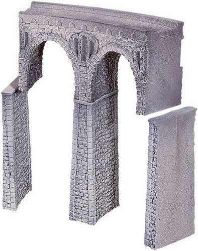 NOCH Bruchstein-Viadukt, 1gleisig, Spur H0, 1:87, Grau - Bild 1