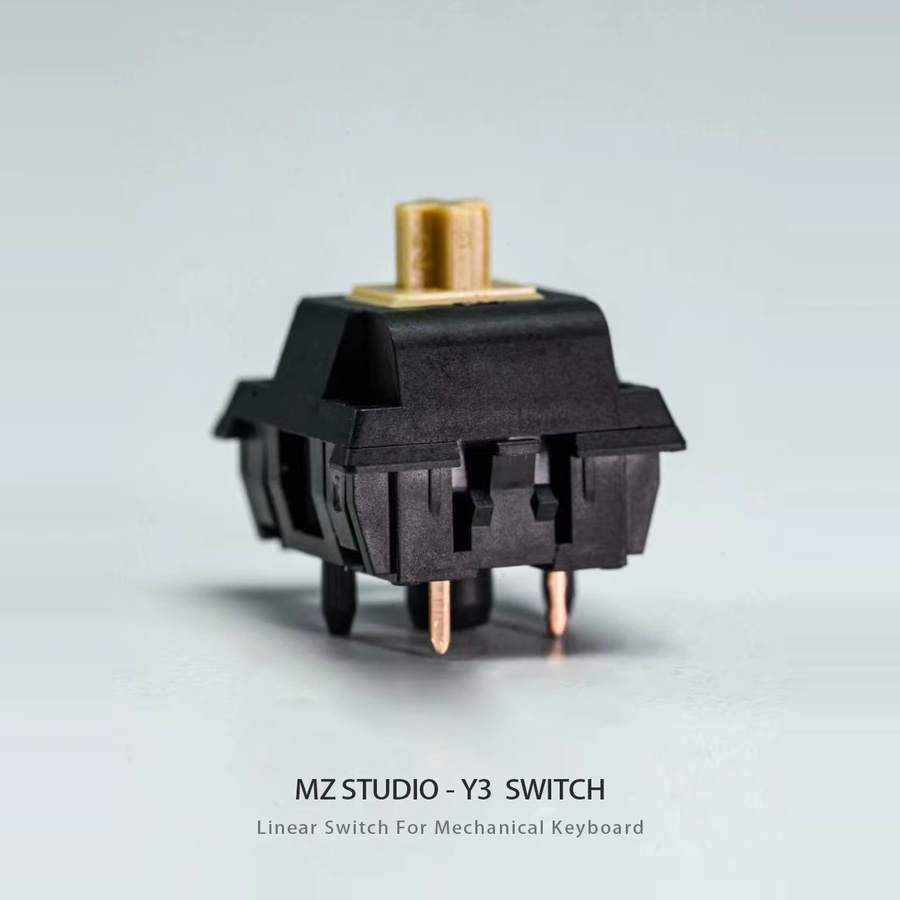 MZ Studio Y3 Mechanische Tastatur in Schwarz mit linearen Hot-Swap-Schaltern und werkseitiger Schmierung - Bild 3