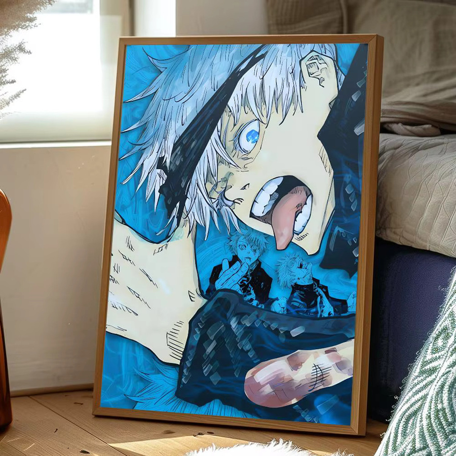 Bilibili Jujutsu Kaisen Manga-Poster, selbstklebend und wasserfest, mehrfarbig, B: 15,0 cm, H: 15,0 cm - Bild 2