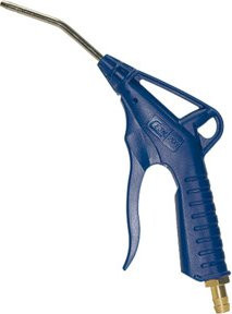 Riegler Dosierbare Blaspistole aus Kunststoff in Blau mit 90 mm Rohr, Rc 1/4 und Nippel NW 7,2-7,8 - Bild 1
