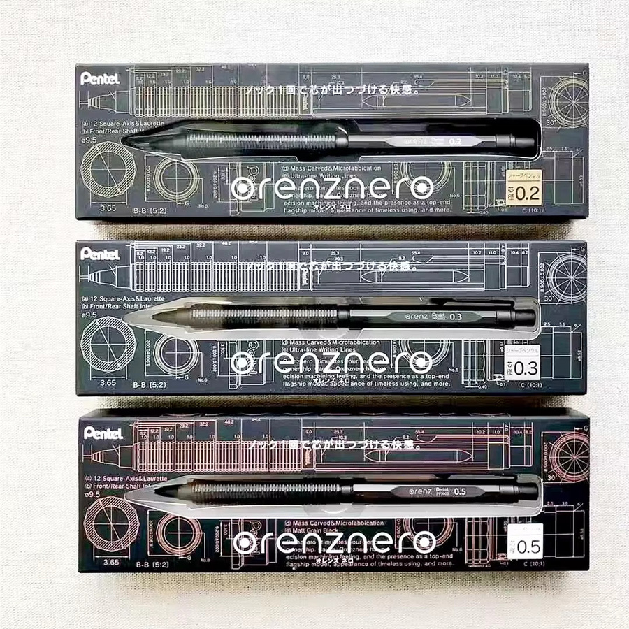 Pentel ORENZNERO Druckbleistift in Schwarz mit automatischer Minenführung und bruchsicherer Technologie - Bild 5