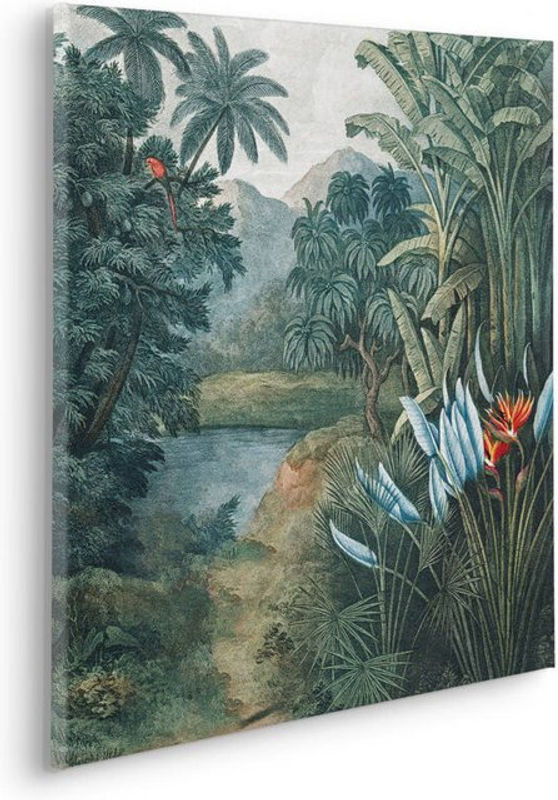 Komar Canvasbild Exotic Empire Mehrfarbig Quadratisch B/H: 60 x 60 cm - Bild 1