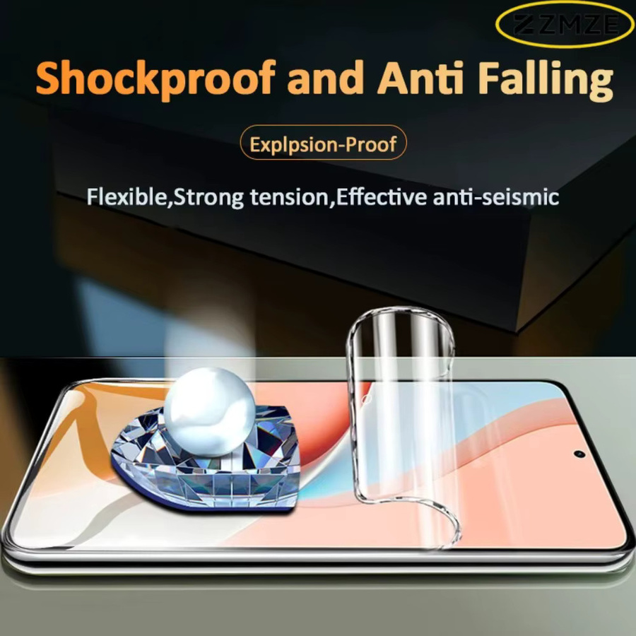 5er Pack Hydrogel-Displayschutzfolie für Samsung Galaxy A72 A52S A40 A35 A20e M54 M55 M32, transparent, wasser- und ölbeständig - Bild 5
