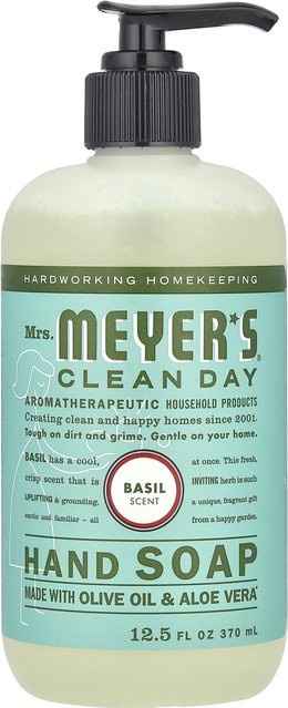 Frau. Meyers Clean Day Handseife Basilikum, 370 ml, Unisex - Bild 1