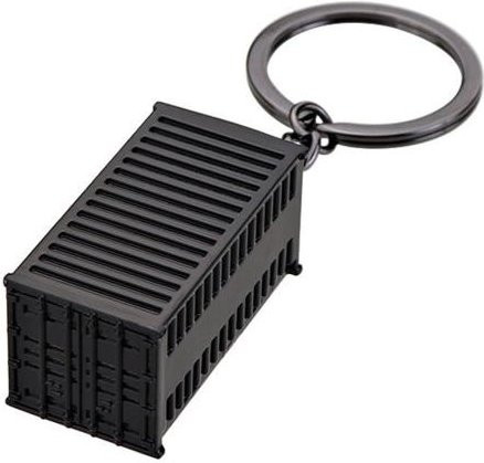 Beautysh Schlüsselanhänger, Metall, schwarz, Unisex - Bild 1