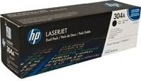 Original HP Toner 304A CC530AD Doppelpack Schwarz für Laserdrucker - Bild 1