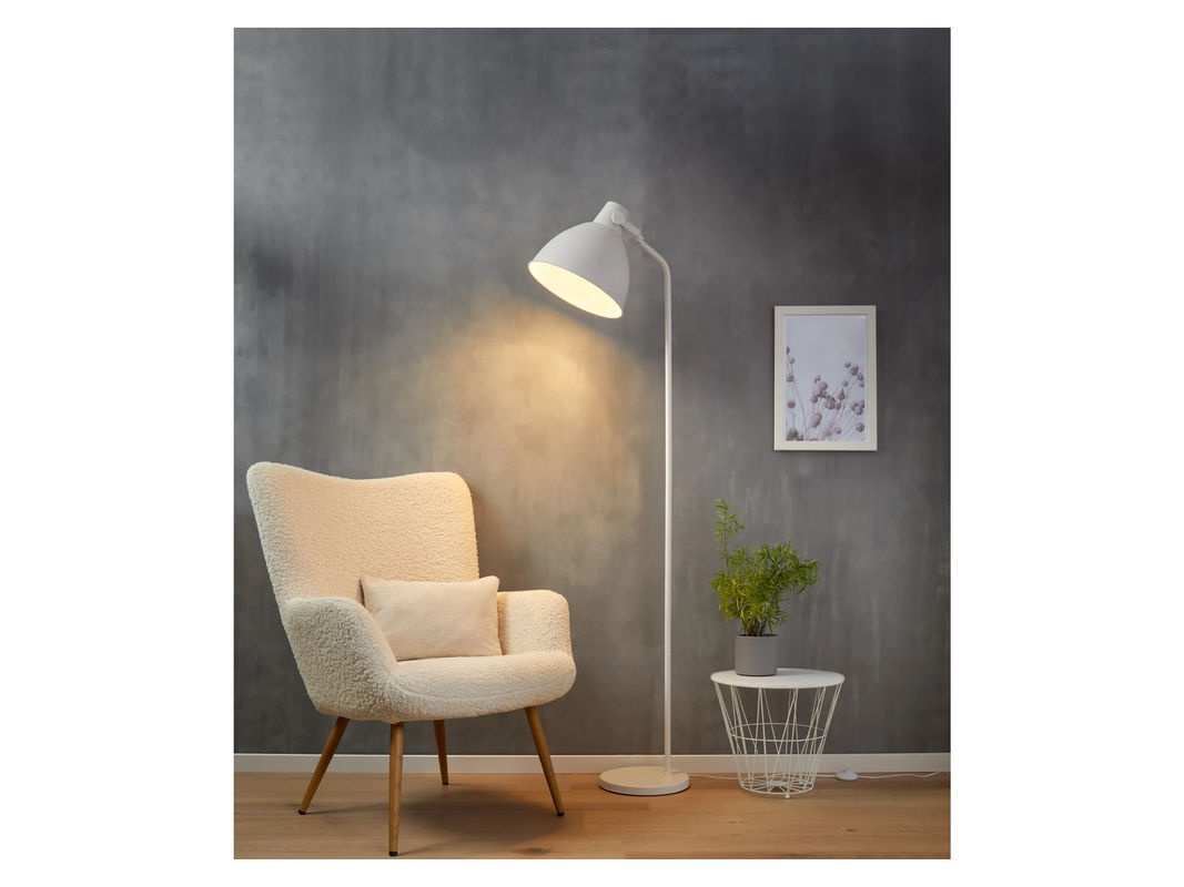 LIVARNO HOME Stehleuchte in Weiß mit LED-Filament und modernem Design aus Stahl - Bild 2