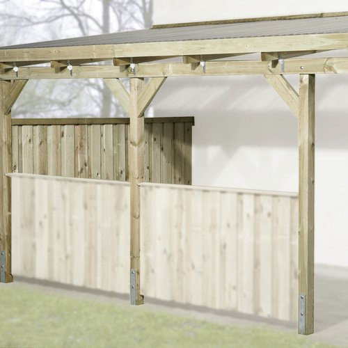 WEKA Seitenwand aus Holz in Braun - Bild 1