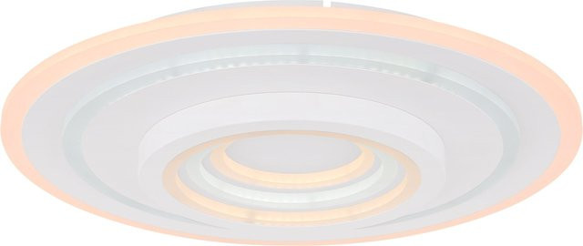 Globo Lighting Deckenleuchte BAFUR in Weiß, dimmbar mit Fernbedienung, LED, warmweiß - Bild 1