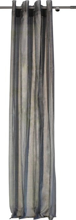 Mydeco Ösenschal Soft Taupe halbtransparent aus Polyester B: 135 cm, H: 300 cm