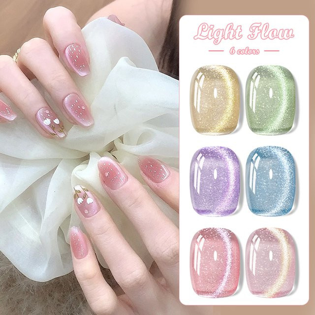 Mtssii Light Flow Magnetischer Gel-Nagellack, 7 ml, Glänzend - Bild 1