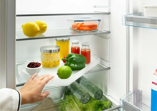 Hettich ComfortSpin Drehteller 360 Grad für den Kühlschrank, transparent, Breite: 42,5 cm, Tiefe: 28,5 cm - Bild 1