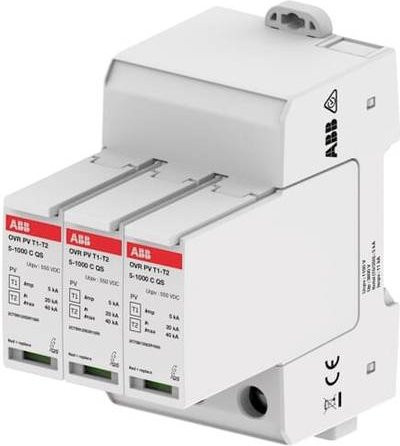 ABB Ersatzschutzmodul OVR PV T1-T2 5-100 in Weiß, 20 kA - Bild 1
