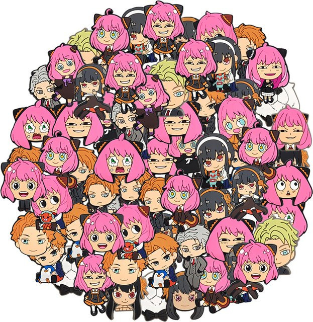 Schuh-Charms Cartoon Spy Family Figuren, PVC, Kinder - Bild 1