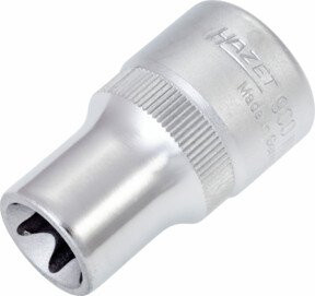 Hazet TX Steckschlüssel-Einsatz 900-E14 E14 Vierkant hohl 12,5 mm (1/2") in Silber - Bild 1