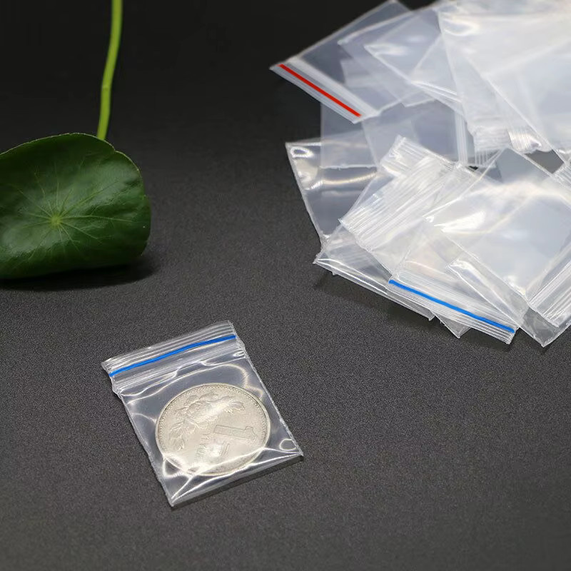100 Stück Gmarty Plastik-Druckverschlussbeutel transparent zur Verpackung von Pillen und Schmuck - Bild 4